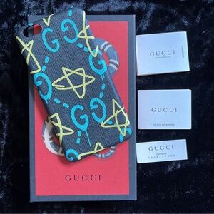 Gucci iPhone 7 Plus / 8 Plus Print Ghost Phone Case Authentic